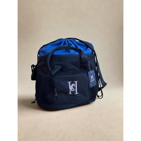 Torba na akcesoria Hoorsy czarno-niebieska