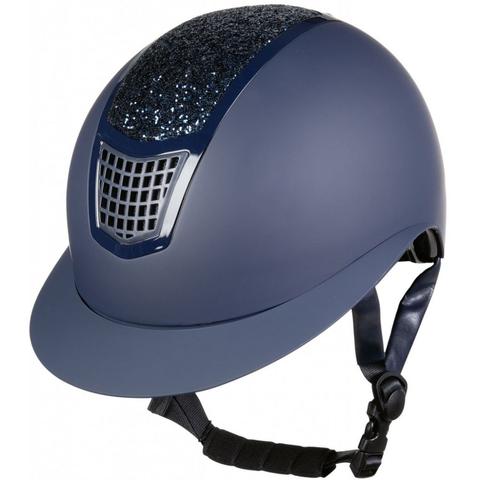 Kask HKM Glamour granatowy