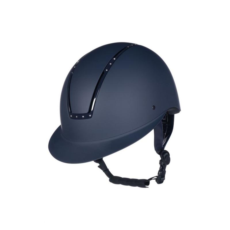 Kask HKM Lady Shield Diamond granatowy