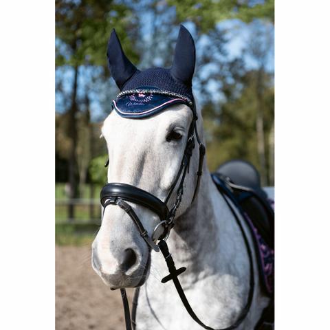 Nauszniki HKM Classic Polo granatowe