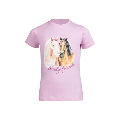 Koszulka młodzieżowa HKM "Lovely Friends" różowa