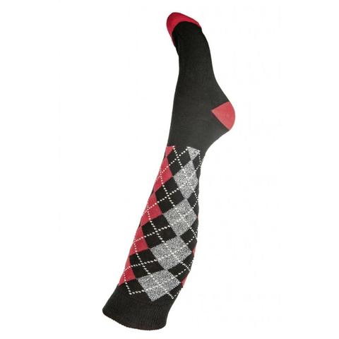 Skarpety HKM Windsor czarno-czerwone