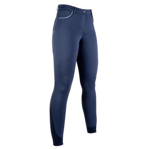 Bryczesy HKM Equilibrio Style Silikon granatowe