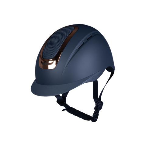 Kask HKM Sydney granatowo-różowozłoty