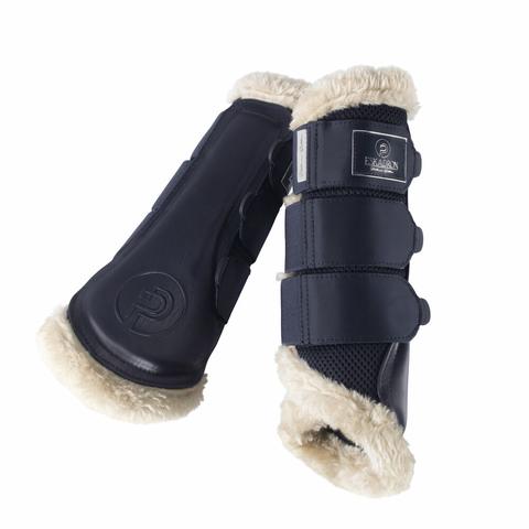 Ochraniacze z futerkiem Eskadron Platinum Mesh Fauxfur Navy, granatowe 2022/2023