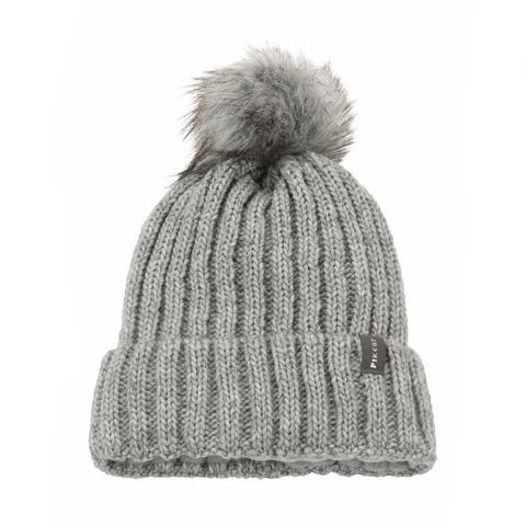 Czapka zimowa z pomponem Pikeur Light Grey, szara 2022/2023