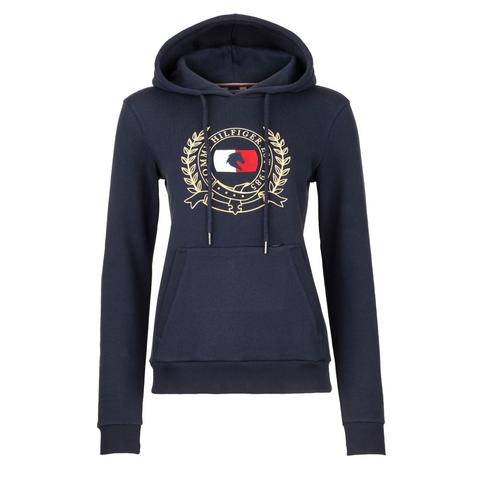 Bluza damska z kapturem Tommy Hilfiger Desert Sky, granatowa