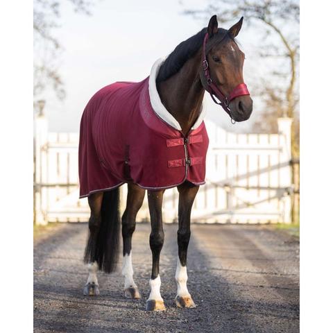 Derka polarowa QHP Gloss burgundowa