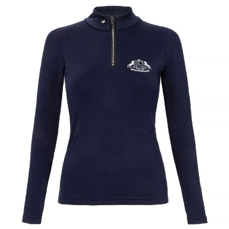 Półgolf termiczny damski Equestrian Queen Lilian 2.0 granatowy