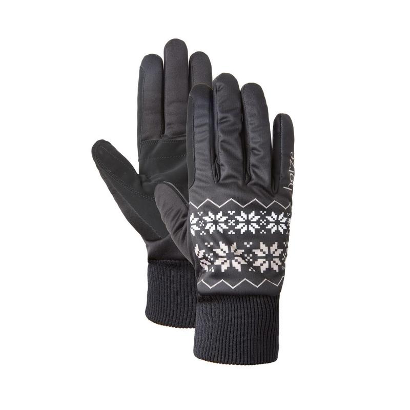 Rękawiczki zimowe Horze Emily czarne