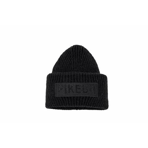 Czapka zimowa z logo Pikeur Black, czarna 2022/2023