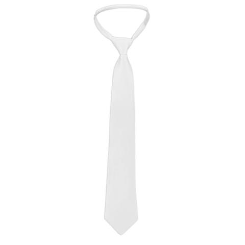 Krawat z gumką Ekkia biały