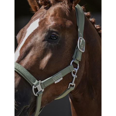 Kantar skórzany Eskadron Platinum DoublePin Leather Ashgreen, oliwkowy 2022/2023