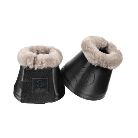 Kalosze z futerkiem Eskadron Essence FauxFur Softslate Black, czarne 2022