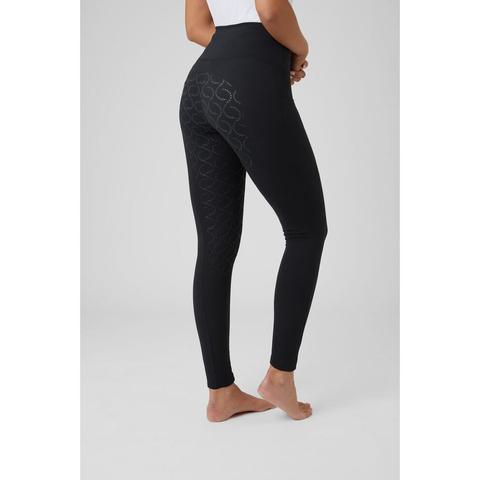 Legginsy damskie z pełnym lejem Horze Gillian czarne