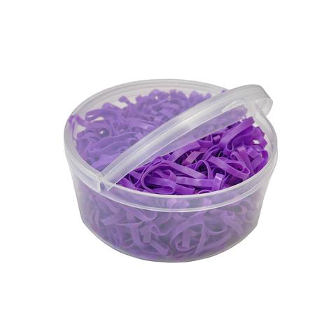 Gumki silikonowe w pudełku York fioletowe