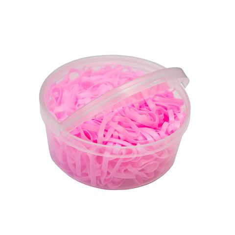 Gumki silikonowe w pudełku York różowe