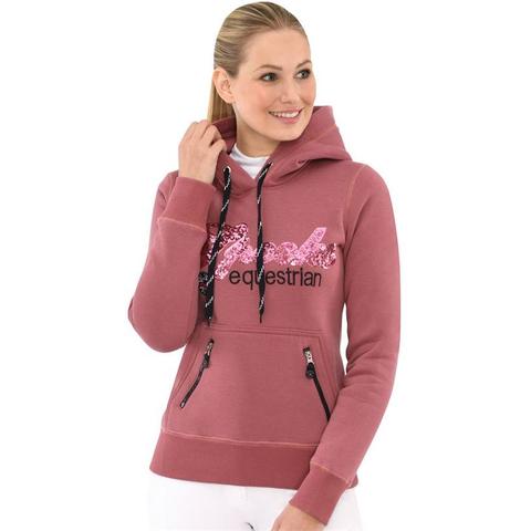 Bluza rozpinana Spooks Roxie Jacket Sequin Dark Rose, różowa