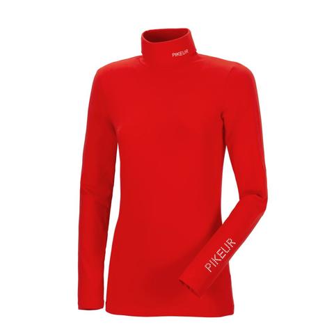 Golf damski Pikeur Sina Roll Scarlet, czerwony 2021
