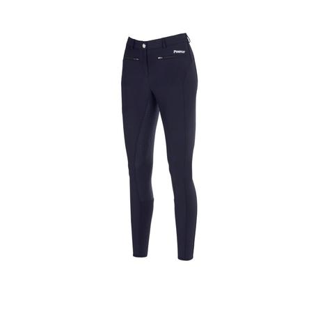 Bryczesy damskie Pikeur Tessa Grip Nightblue, granatowe 2023