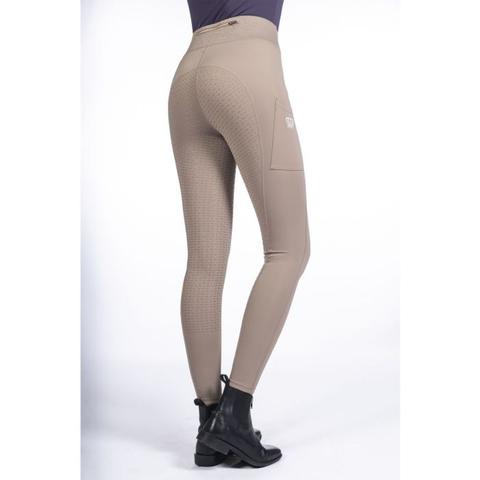 Legginsy damskie HKM Lavender Bay beżowe