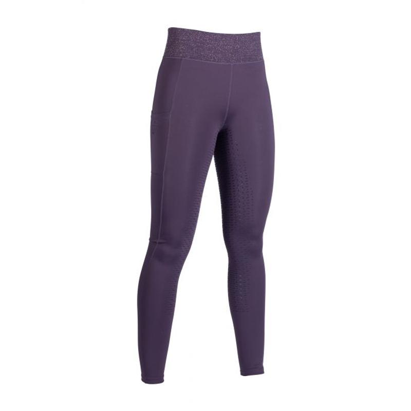 Legginsy damskie HKM Lavender Bay ciemnofioletowe