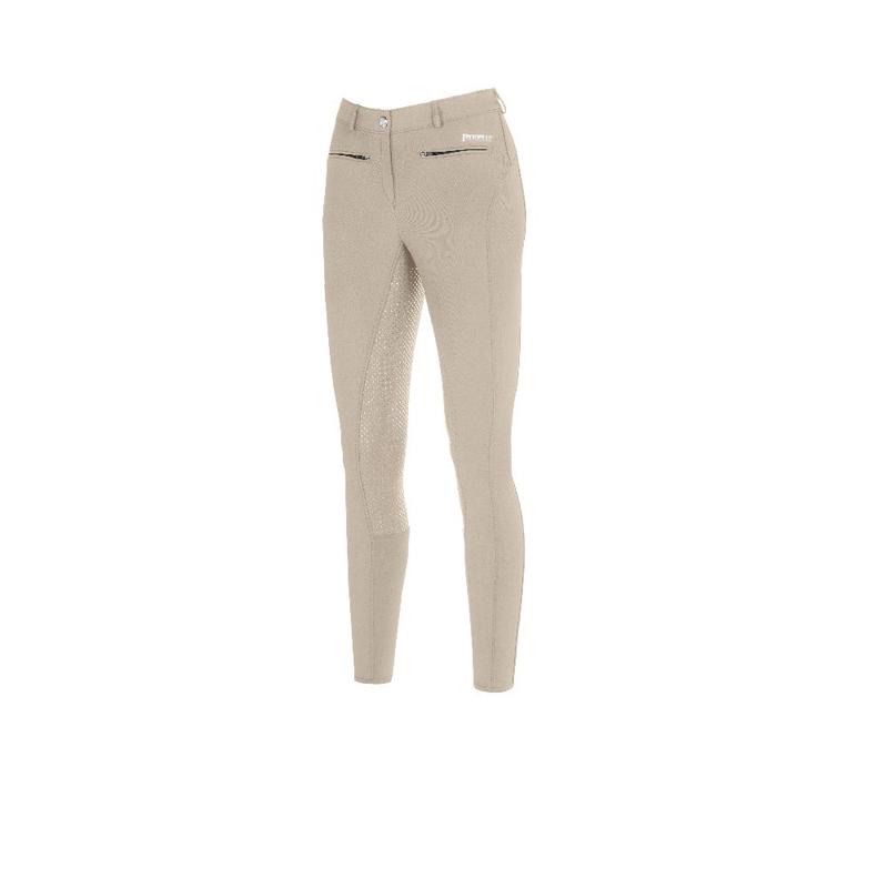 Bryczesy damskie Pikeur Tessa Grip Vanilla Cream, kremowe 2023