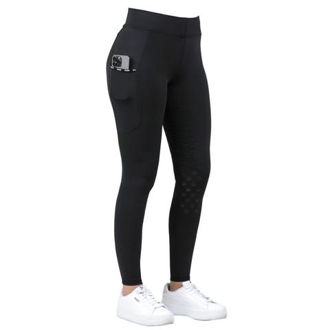 Legginsy damskie Spooks Emalia Full Grip Black, czarne