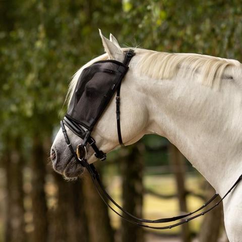 Maska siatkowa treningowa Busse Riding czarna