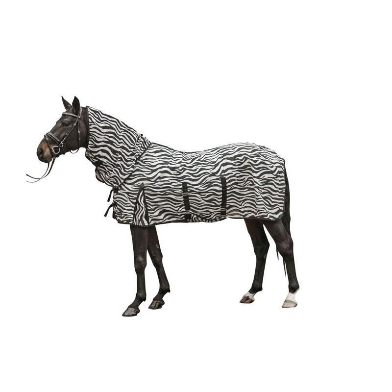 Derka siatkowa z kapturem HKM Zebra