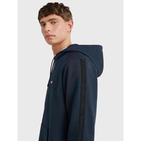 Bluza męska z kapturem Tommy Hilfiger Performance Desert Sky, granatowa
