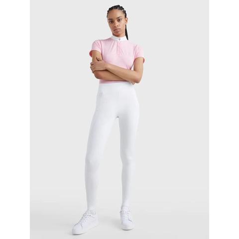 Legginsy damskie Tommy Hilfiger Pro TH Optic White, białe