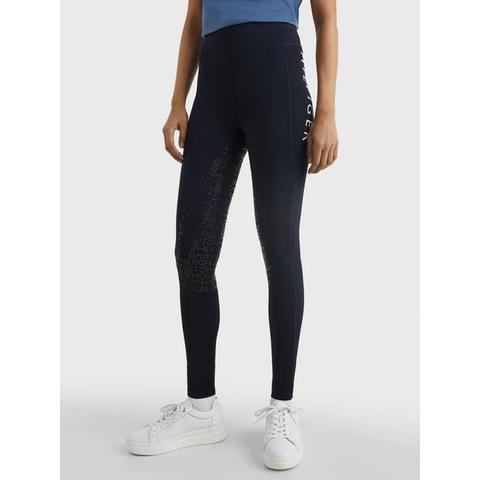 Legginsy damskie Tommy Hilfiger Performance Desert Sky, granatowe