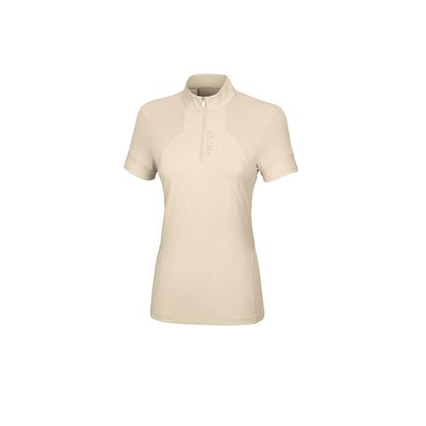 Koszulka damska Pikeur Nuria Vanilla Cream, kremowa 2023
