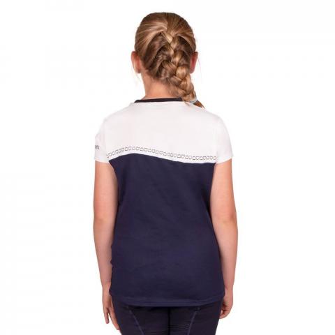 Koszulka młodzieżowa QHP Zarah Junior Navy, granatowa