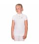 Koszulka konkursowa QHP Celesta Junior młodzieżowa White, biała