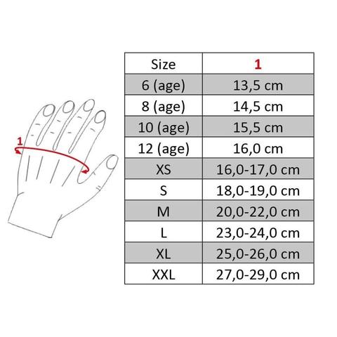 Rękawiczki letnie młodzieżowe HKM Grip Mesh czarne
