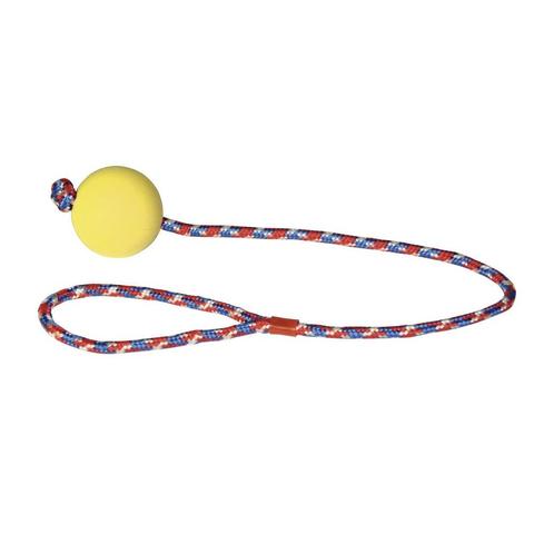 Zabawka dla psa Kerbl gumowa piłka na linie mix kolor