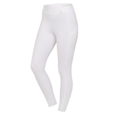 Legginsy Schockemohle White, białe 2023