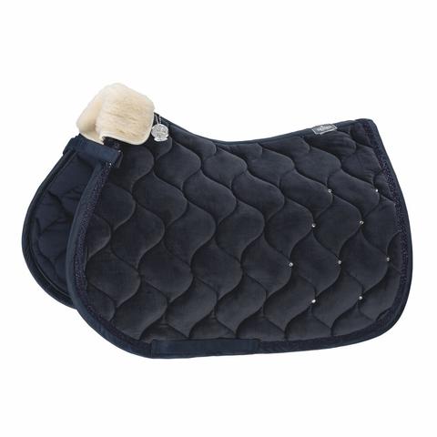Czaprak Eskadron Platinum Pure Velvet Crystal Navy, granatowy 2023