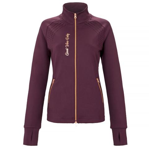 Bluza damska Equestrian Queen Paisley bordowa
