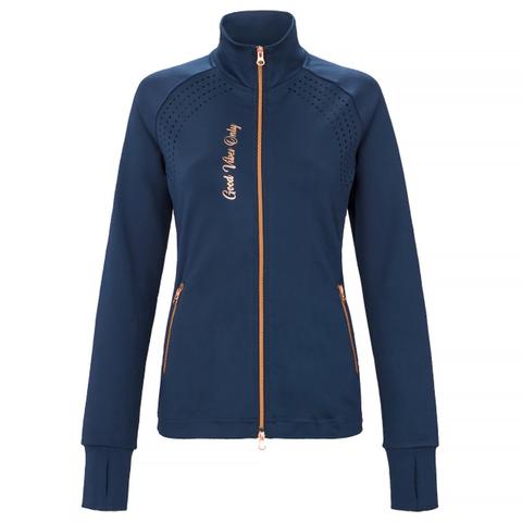 Bluza damska Equestrian Queen Paisley granatowa