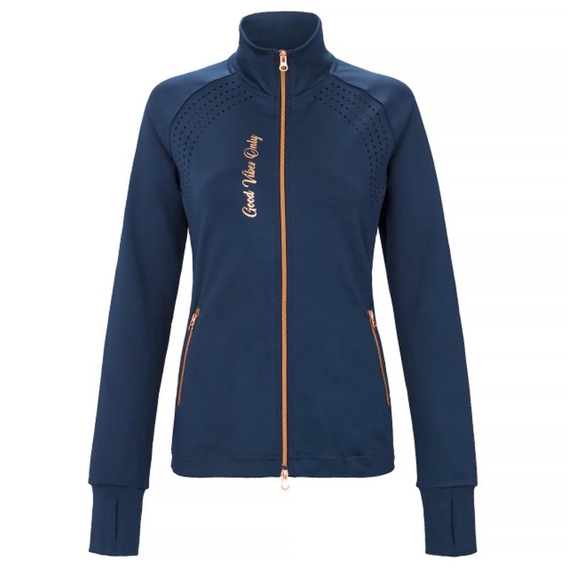 Bluza damska Equestrian Queen Paisley granatowa