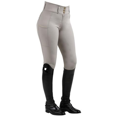 Bryczesy damskie Spooks Annber Full Grip Beige dove, beżowe