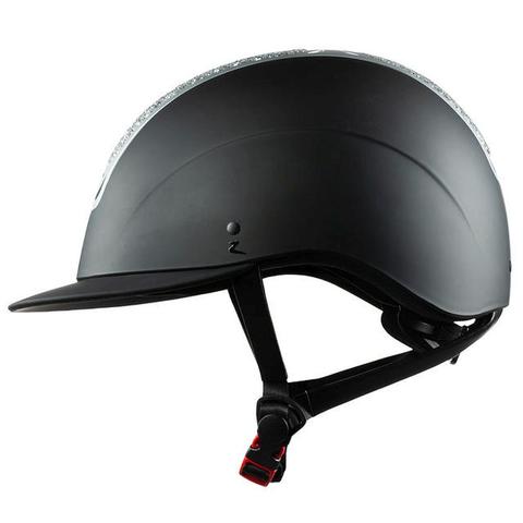 Kask Horze Apex czarno-srebrny
