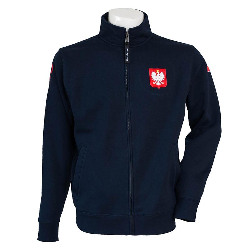 Bluza kadrowa męska Polish Equestrian Team granatowa