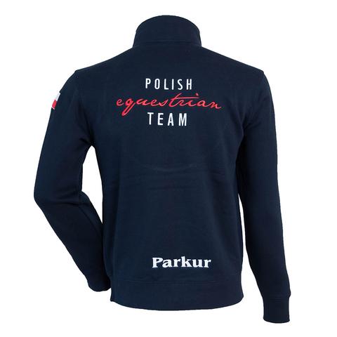 Bluza kadrowa męska Polish Equestrian Team granatowa