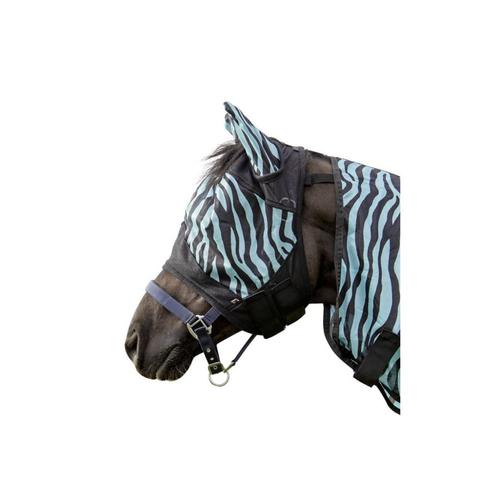 Maska siatkowa HKM Zebra błękitna