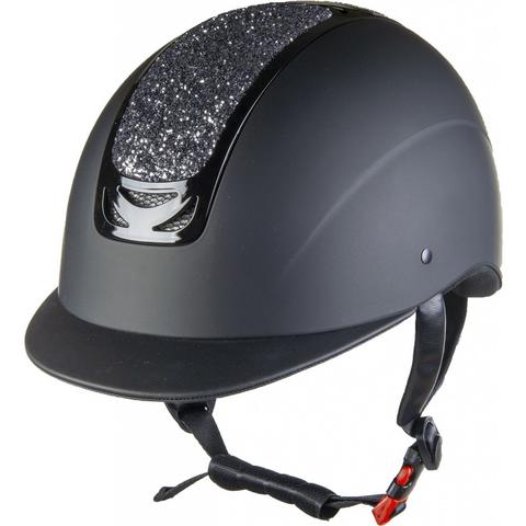 Kask HKM Glamour czarno-srebrny