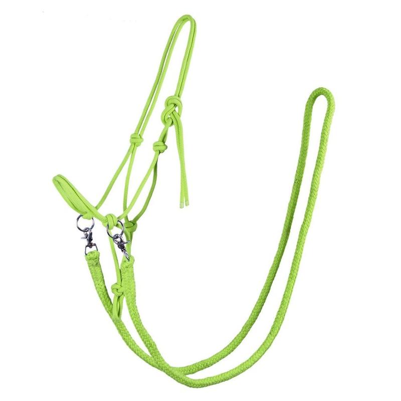 Kantar sznurkowy z wodzami QHP limonkowy